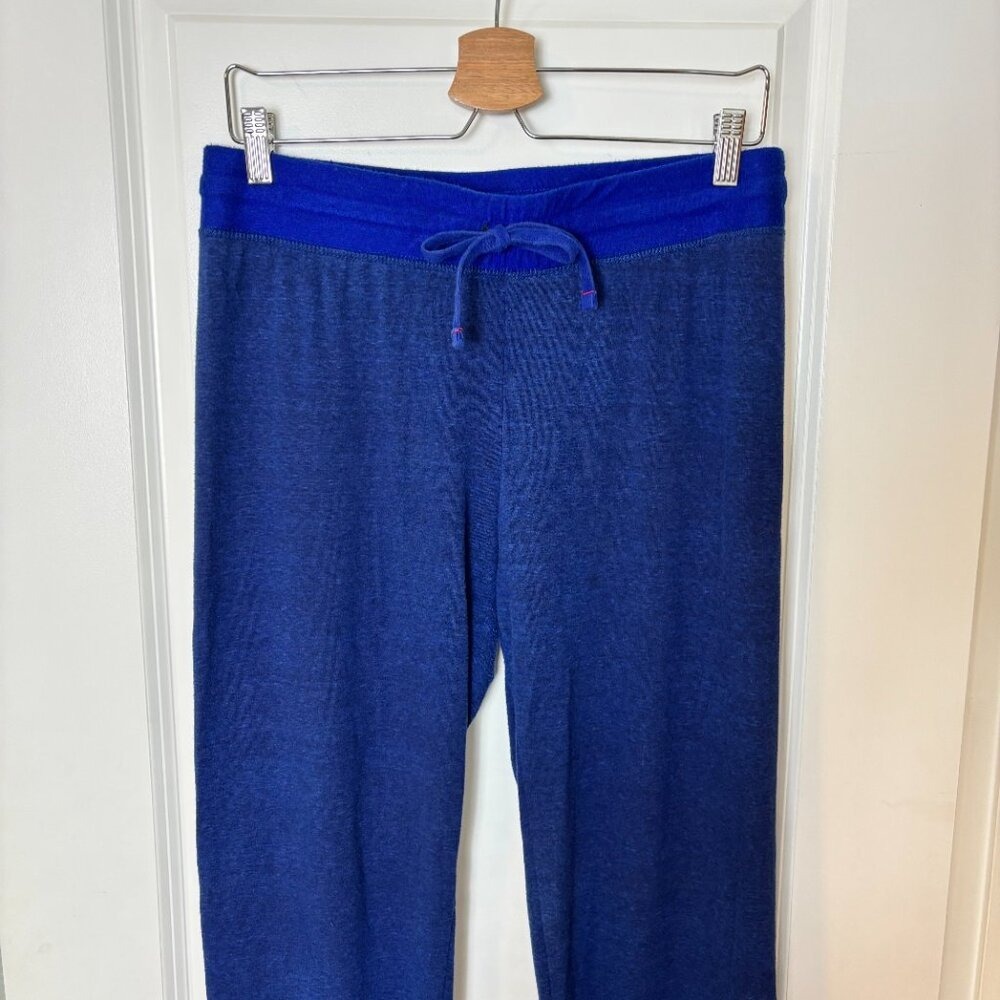 Abbot + Main‎ Women's Size M Two-tone Blue Drawstring Lounge Joggers - Picture 3 of 8